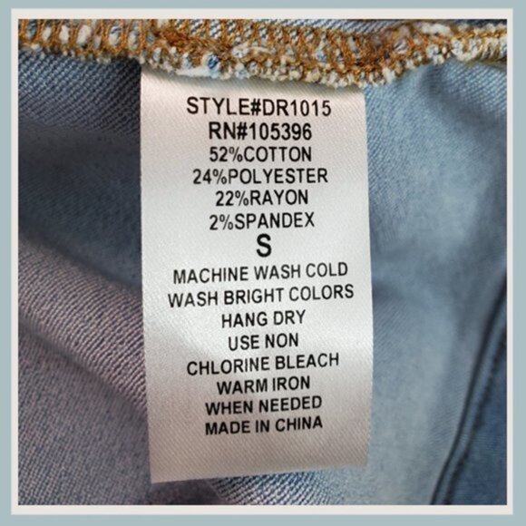 Jean Summer Dress with Free Star Eyelet - Picture 6 of 6